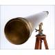 Beautiful Antique Celestial Telescope with Original Tripod. Circa 1850