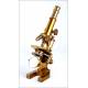 Fantastic Antique C. Reichert Antique Microscope. Reichert in very good condition. Germany, Circa 1890