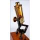 Rare Two Position Microscope in Very Good Condition. England, Circa 1900