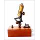 Rare Two Position Microscope in Very Good Condition. England, Circa 1900