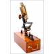 Rare Two Position Microscope in Very Good Condition. England, Circa 1900