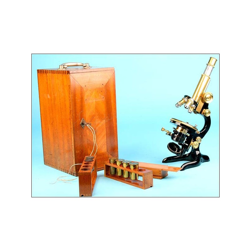 Extraordinary antique Ernsz Leitz Microscope. 1911