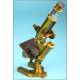 Antique R & J Beck Brass Microscope - 1880s