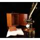 Binocular Microscope, XIX Century.