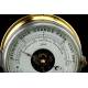 Lovely Vintage Schatz Boat Barometer in Fine Working Order. England, 1970s