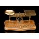 Antique Postal Scale with Complete Set of Weights. Germany, 1930's