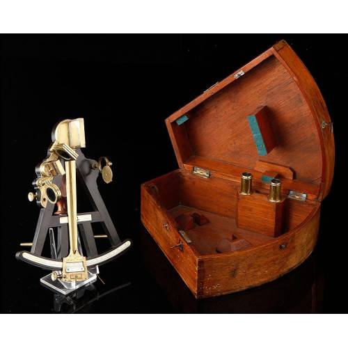 W&S Jones Navigation Octant in Museum Condition. England, ca. 1800