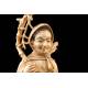 Beautiful Antique Chinese Peasant Figure, Hand Carved Ivory. Circa 1900.