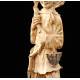 Beautiful Antique Chinese Peasant Figure, Hand Carved Ivory. Circa 1900.