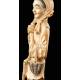 Beautiful Antique Chinese Peasant Figure, Hand Carved Ivory. Circa 1900.