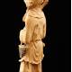 Beautiful Antique Chinese Peasant Figure, Hand Carved Ivory. Circa 1900.