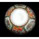 Antique Canton Porcelain Bowl, Green Family. China, 1900