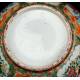 Antique Canton Porcelain Bowl, Green Family. China, 1900