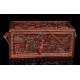 Attractive Hand Carved Sandalwood Chest. China, 1920-30. Magnificent Condition