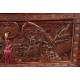 Attractive Hand Carved Sandalwood Chest. China, 1920-30. Magnificent Condition