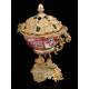 Antique Chinese Porcelain Bowl on Brass Stand. China, S. XVIII-XIX