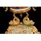 Antique Chinese Porcelain Bowl on Brass Stand. China, S. XVIII-XIX