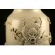 Impressive Chinese White Porcelain Vase. Late XIX Century. Stamp of Wang BingRong