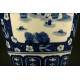 Beautiful Pair of Chinese Blue and White Porcelain Vases. S. XIX. Kangxi Seal