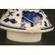 Elegant Chinese Blue and White Porcelain Vase and Urn Set. Forties of the XX Century