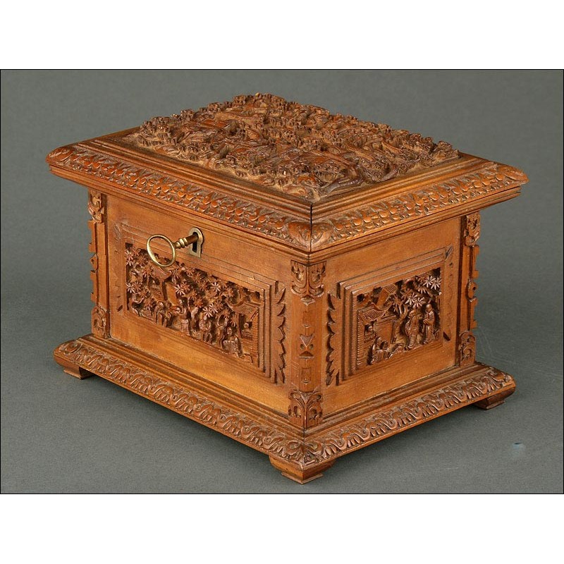 Antique chinese sale jewelry box