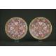 Pair of Colorful Chinese Porcelain Dishes. Authentic Guangxu Period Originals.