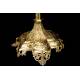 Precious and Antique French Solid Silver Monstrance, XIX Century.