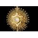 Precious and Antique French Solid Silver Monstrance, XIX Century.