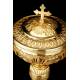 Antique Solid Silver Gilded Ciborium. France, Early XIX Century- 1819-1838