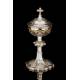 Spectacular Solid Silver Ciborium made by Favier. France, XIX Century