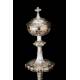 Spectacular Solid Silver Ciborium made by Favier. France, XIX Century