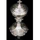 Spectacular Solid Silver Ciborium made by Favier. France, XIX Century