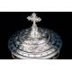 Spectacular Solid Silver Ciborium made by Favier. France, XIX Century