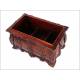 Beautiful Modernist Hand Carved Wood Chest-Peana. First third of the XX Century