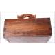 Beautiful Modernist Hand Carved Wood Chest-Peana. First third of the XX Century