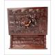 Antique Hand Carved Wooden Cigar Humidor. France, XIX Century