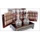 Impressive Liquor Cabinet with Humidor with Original Glassware. France, XIX Century