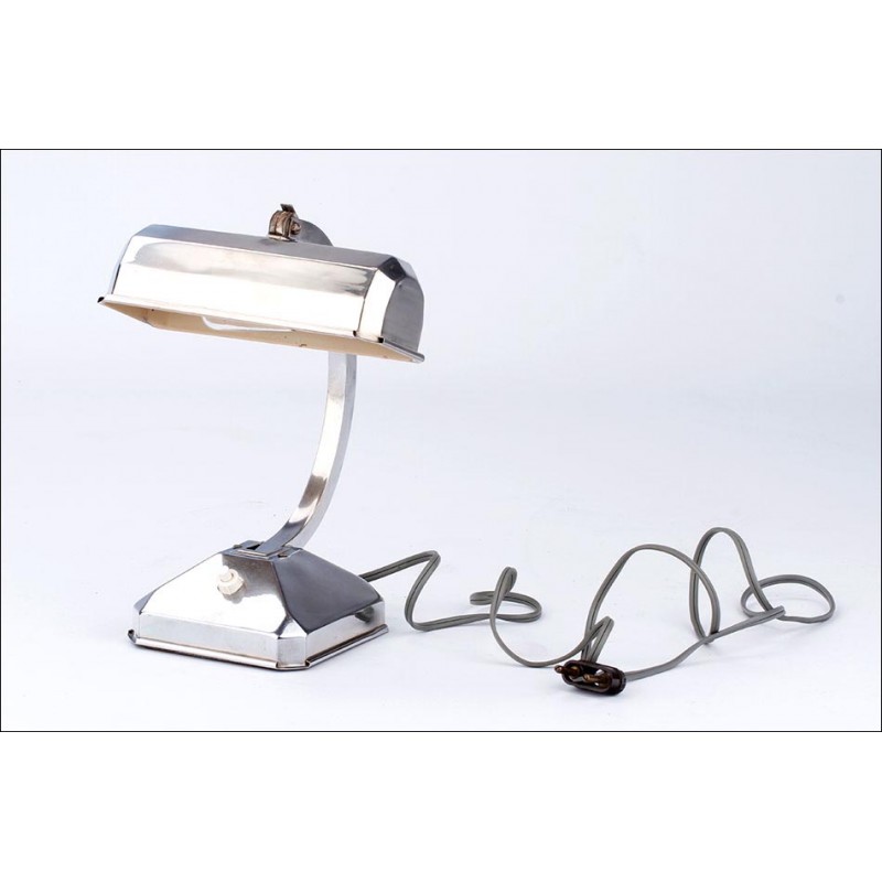 Beautiful Industrial Style Office Lamp. 1950's