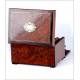 Antique Cigar Humidor with Marquetry Decoration. France, Circa 1870