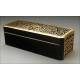 Stunning Antique Glove Box with Boulle Marquetry. France, 19th Century