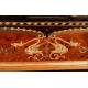 Beautiful Antique Jewelry Box in Modernist Style and Marquetry. France, Circa 1900