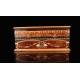 Beautiful Antique Jewelry Box in Modernist Style and Marquetry. France, Circa 1900