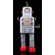 Nostalgic Vintage Mechanical Robot Made in Tinplate.