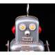 Nostalgic Vintage Mechanical Robot Made in Tinplate.