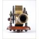 Rare Mechanical Fireplace Blower. Antique and Large Size. 19th Century.