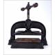 Fantastic Antique Book Binding Press. Early 20th Century