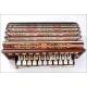 Delicate Antique Accordion in Good Condition and Working. Year 1830