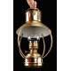 Large Oil Boat Lamp in Very Good Condition. Germany, 1920's-30's