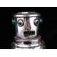 Vintage Mechanical Robot in Tinplate and Working.