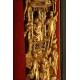 Delicate Gilded Chinese Carving. Years 50-60 of XX Century.